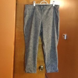 Printed Crop Trousers